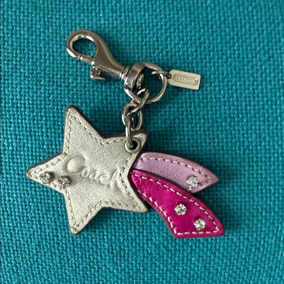 Coach Shooting Star Keychain NWOT - Picture 1 of 4